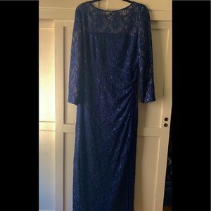 Ralph Lauren Navy Blue Evening Gown